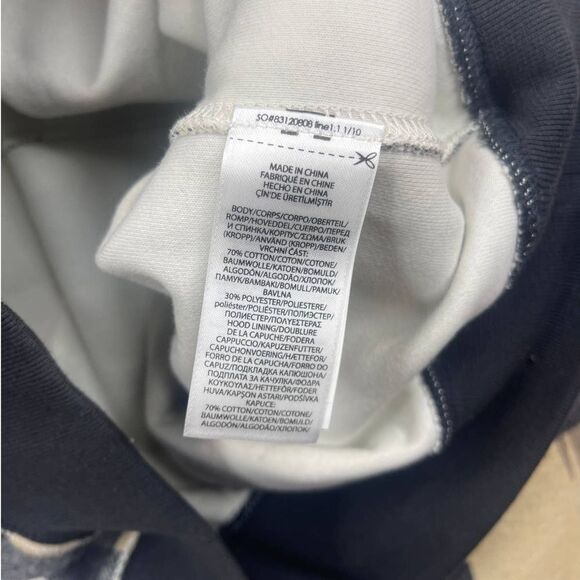 Polo Ralph Lauren Women’s Geometric Patchwork Fleece Hoodie Size Medium - Picture 9 of 9